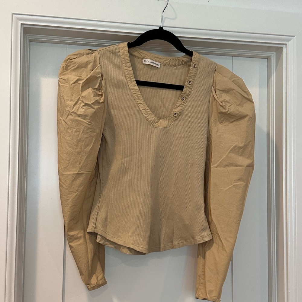 Ulla Johnson Puff-sleeve Top S